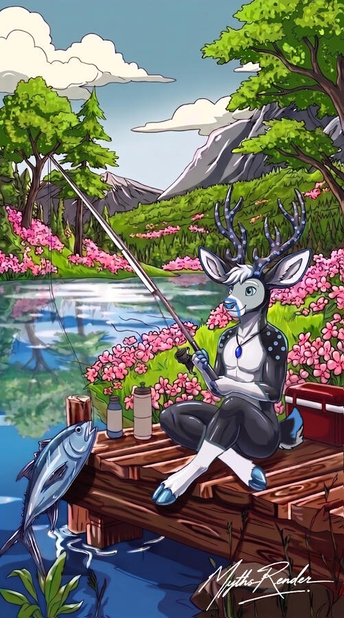 Kaisei fishing by Myth Render Kaisei fishing by Myth Render