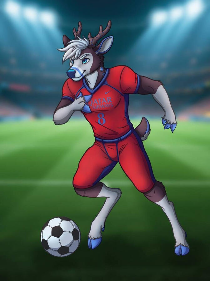 Kaisei playing for Paris St. Germain at the World Cup Kaisei playing for Paris St. Germain at the World Cup